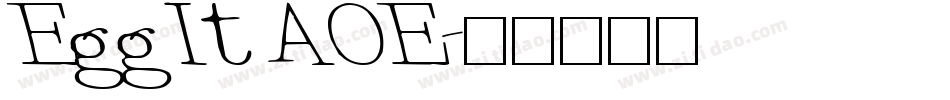 EggIt AOE字体转换